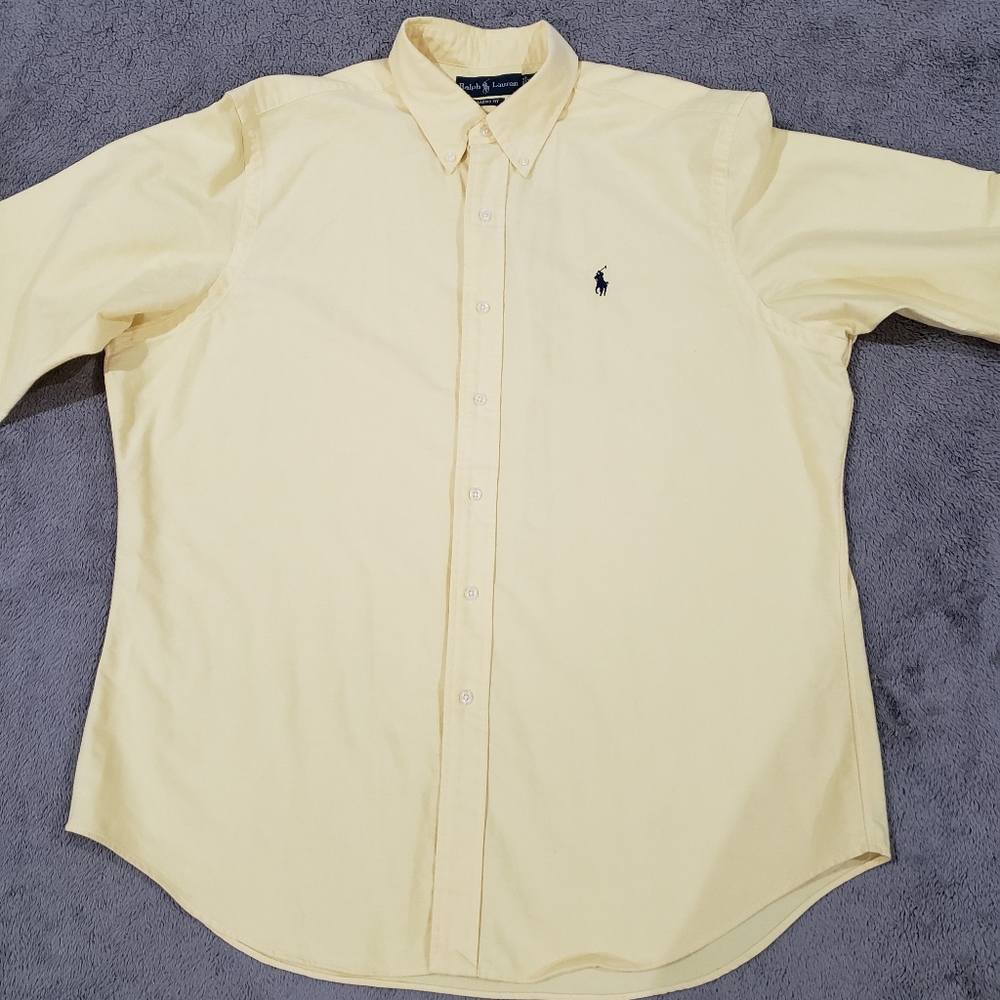 Mens ralph lauren polo button down shirt